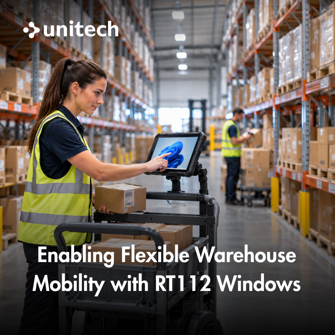 Enabling Flexible Warehouse Mobility with Unitech RT112 Windows