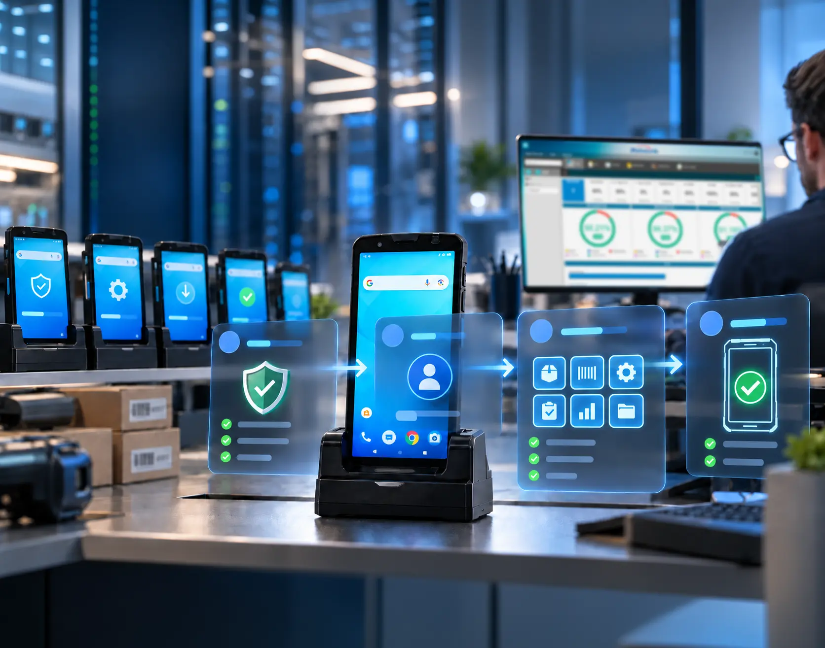 unitech MoboLink gives IT More Control Before a Device Goes to Work