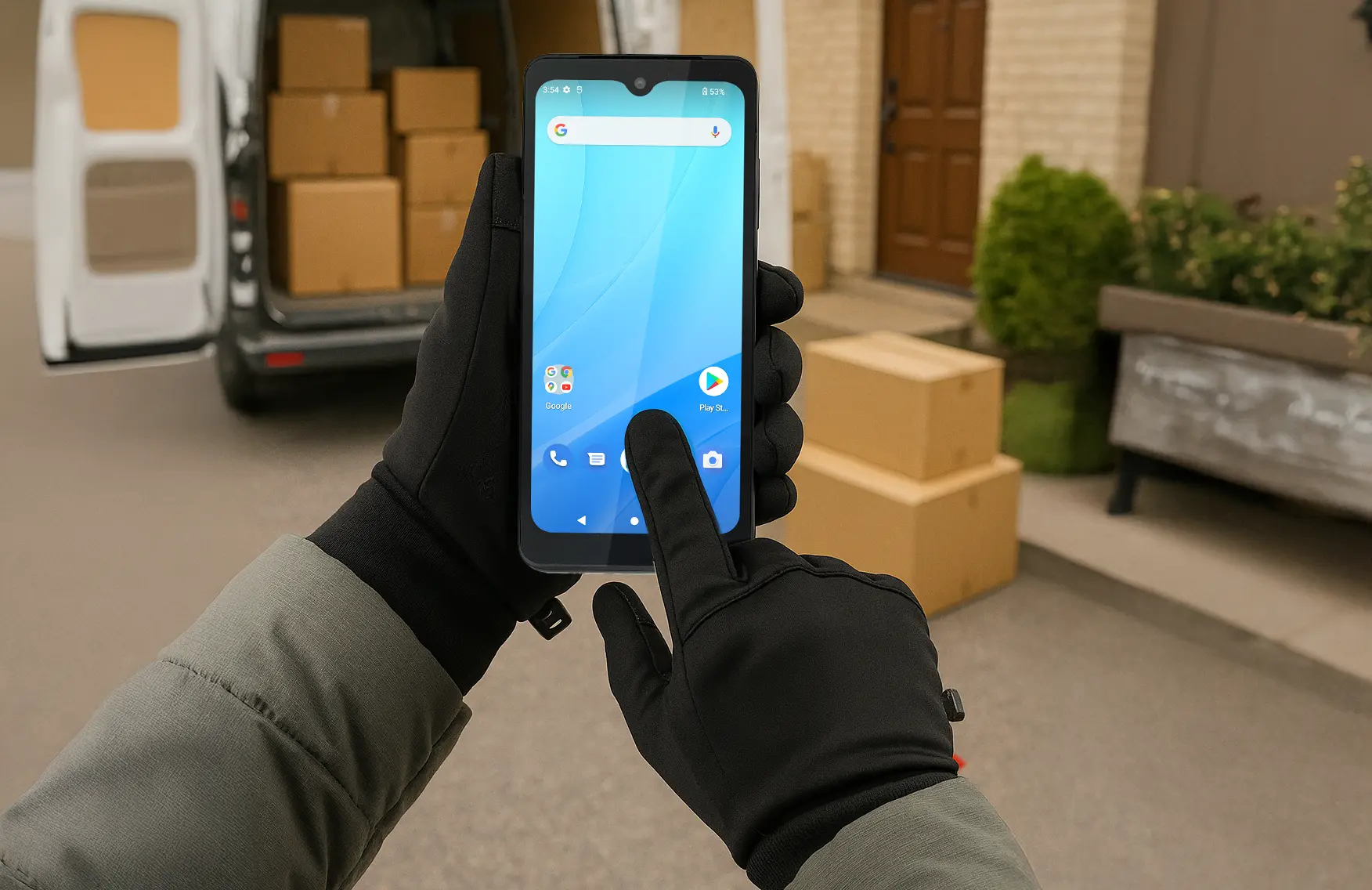 Glove Support Feature