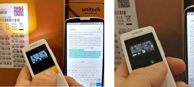 MS926 Bluetooth 照合機能付ワイヤレス 2D ポケットスキャナ │ Unitech