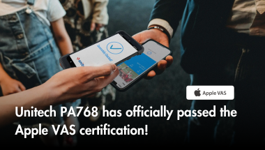 Unitech PA768 has officially passed the Apple VAS certification ...