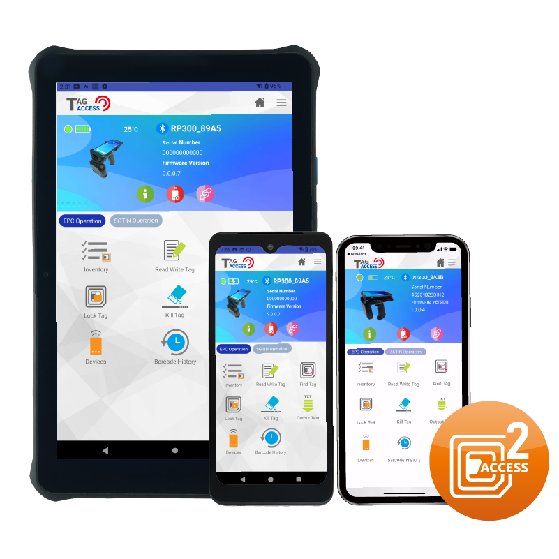 TagAccess 2.0 Powerful RFID application for Android and iOS devices ...
