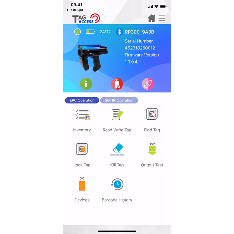 TagAccess 2.0 Powerful RFID application for Android and iOS devices ...