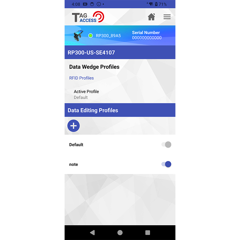 TagAccess 2.0 Powerful RFID application for Android and iOS devices ...
