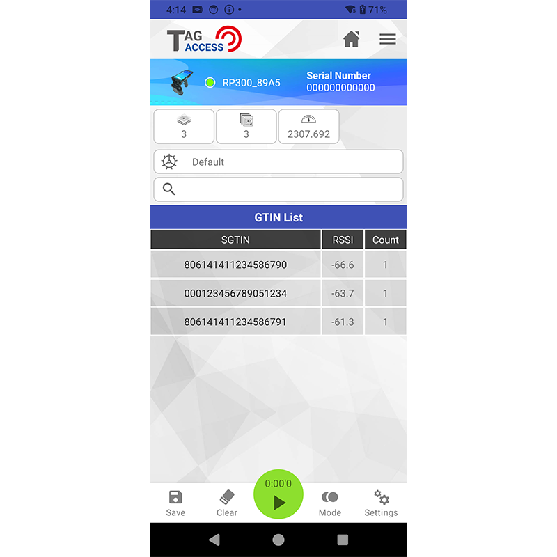 TagAccess 2.0 Powerful RFID application for Android and iOS devices ...