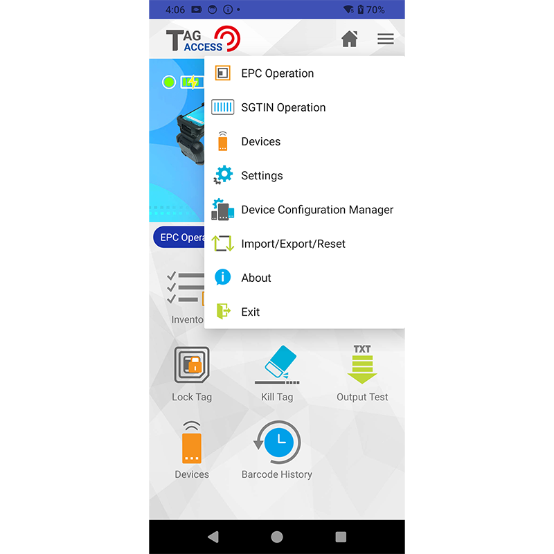 TagAccess 2.0 Powerful RFID application for Android and iOS devices ...